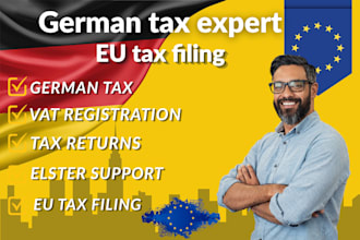 german vat registration, tax filing, eu vat id, income tax, buchhaltung, elster