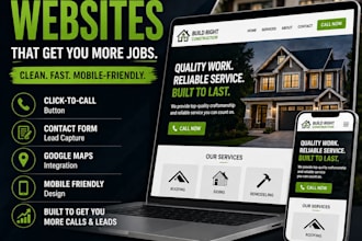 build a high converting contractor website