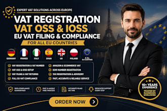 do eu vat, oss, ioss registration and filing for germany, italy, spain, france