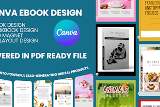 design lead magnets, ebooks, journals, and workbooks