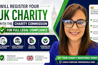register UK charity with charity commission for full compliance