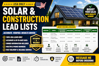 provide solar leads and other home owner sales leads