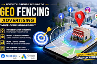 run high converting geofencing ads campaigns audience targeting website promotio