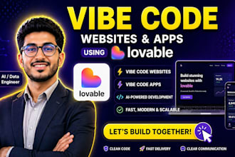 vibe code websites and apps using lovable