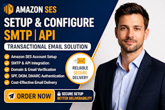 setup amazon ses smtp api transactional email cost effective sending