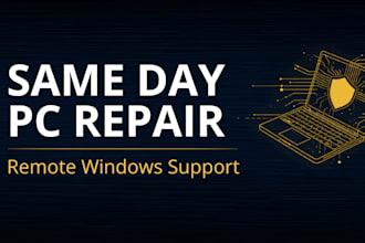 troubleshoot and fix your windows PC or laptop remotely