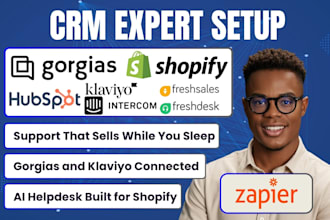 gorgias hubspot freshdesk freshsales zendesk ai agent shopify intercom klaviyo