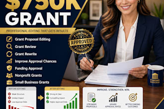 edit grant proposal, review rewrite and improve approval chances