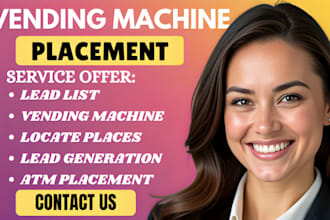 cold calling vending machine appointment setting vending  machine  placement