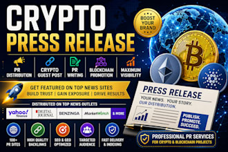 do crypto press release  pr distribution crypto guest post pr writing blockchain