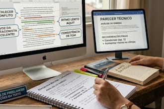 fazer a leitura dos seus manuscrito completo