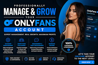 promote, manage, and grow your onlyfans account organically