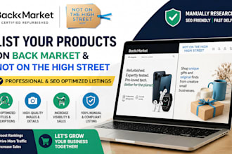 do product listing on back market, not on the high street and depop