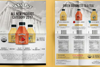 design sell sheet, fact sheet, one pager, sales sheet, product sell sheet, flyer