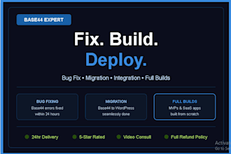 base44 bug fixing base44 audit expert base44 deployment base44 migration replit