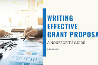 write nonprofit grant proposal, church grant, and faith based grant research USA