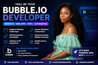 build bubble io web app bubble mvp bubble website bubble developer bubble saas