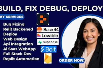 build replit ai app base44 lovable vibe code mvp saas fix bugs n8n supabase