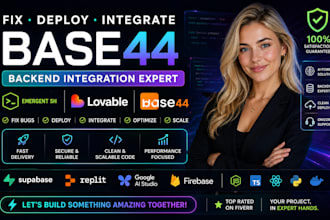 fix deploy base44 backend integration antigravity emergent sh loveable supabase