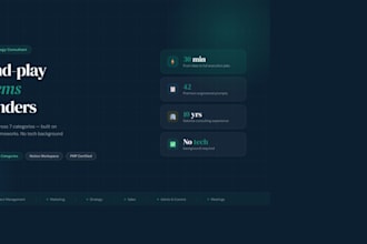 give you a plug and play ai prompt system built by an ex deloitte consultant