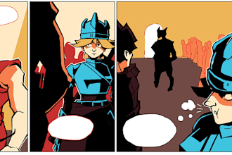 illustrate pages of your comic, webcomic or webtoon in my style