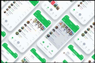 develop social media chat app, dating app, flutter app, web app, hybrid app