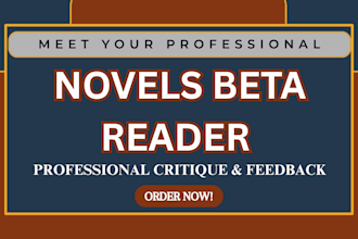 beta read your historical fiction novel fantasy erotica mystery manuscript