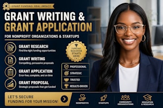 grant writing and grant application for nonprofit