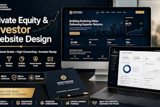 design private equity, vc, hedge fund, finance, private credit, investor website