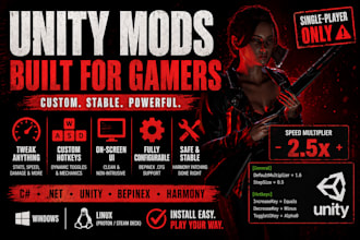 create custom unity game mods using bepinex and harmony