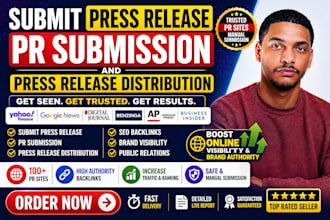 submit press release PR submission press release distribution on trusted PR site