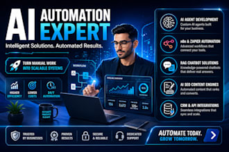 build custom ai automation pipelines and ai chatbots using make or zapier