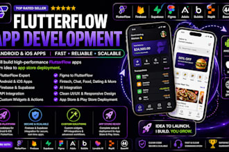flutterflow flutter flow app development flutter develop android ios mobile app