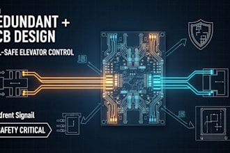 design a custom elevator controller pcb with safety redundancy