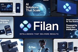 design modern logo brand identity guidelines and visual identity brand kit