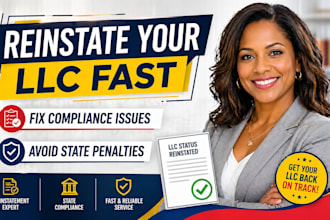 reinstate your dissolved llc, handle llc dissolution and state compliance issues