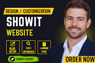 build showit website, showit design, landing page showit template customization