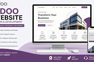 odoo website design customization setup and CRM integration redesign odoo