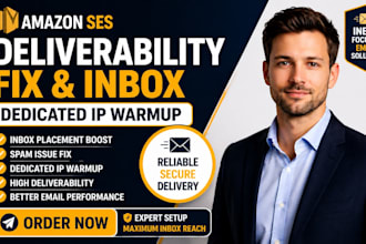 amazon ses deliverability fix inbox spam issue dedicated ip warmup