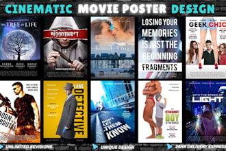 design a minimalist film poster movie poster cinematic poster promotional poster
