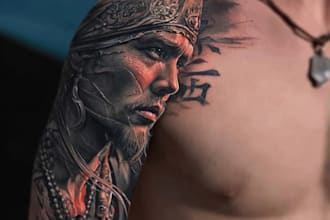 make a traditional japanese irezumi tattoo