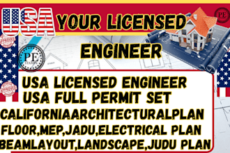 united state licensed,garage conversion,full permit set,beam layout,texas permit