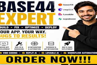 build base 44 app, fix base 44 bug, optimize base 44 app and API integration