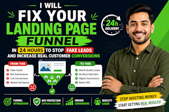 audit and fix your landing page funnel in 24 hours for ultimate sales marketing