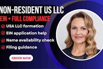 start your US llc for non residents with ein and tax guidance