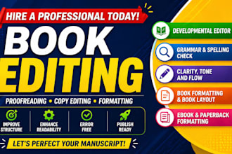 proofread literary fiction, developmental book editor, copy and line edit