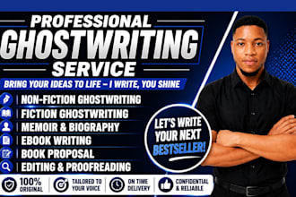 be your christian ebook ghostwriter, editor, and book formatter, book proofread