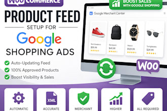 set up a woocommerce product feed for google shopping ads
