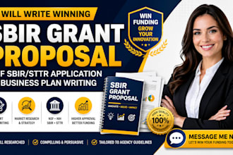 write winning sbir grant proposal, nsf sbir sttr application business plan