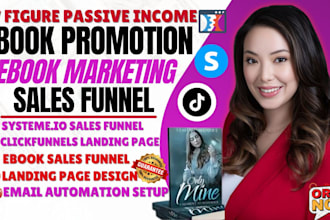 do ebook marketing sales funnel ebook landing page in systeme io, clickfunnels